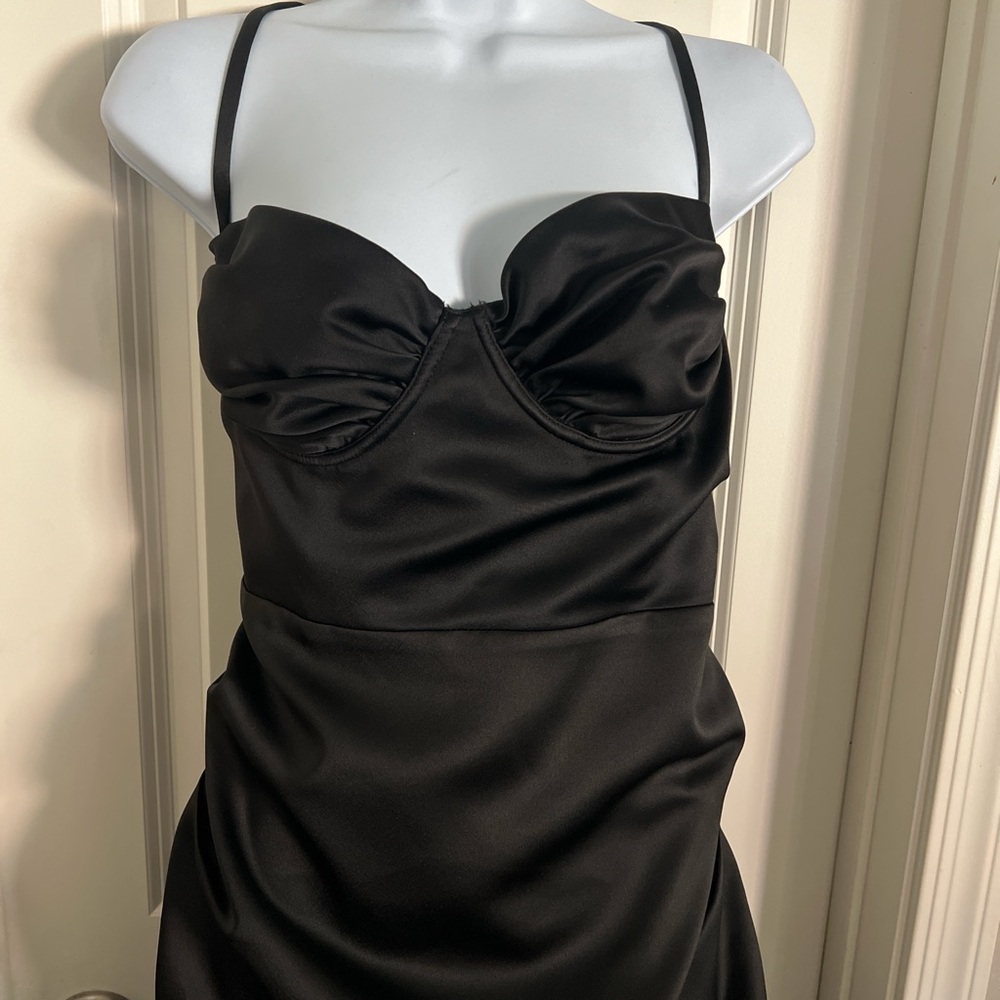 House of CB Black Draped Dress - Picture 5 of 6